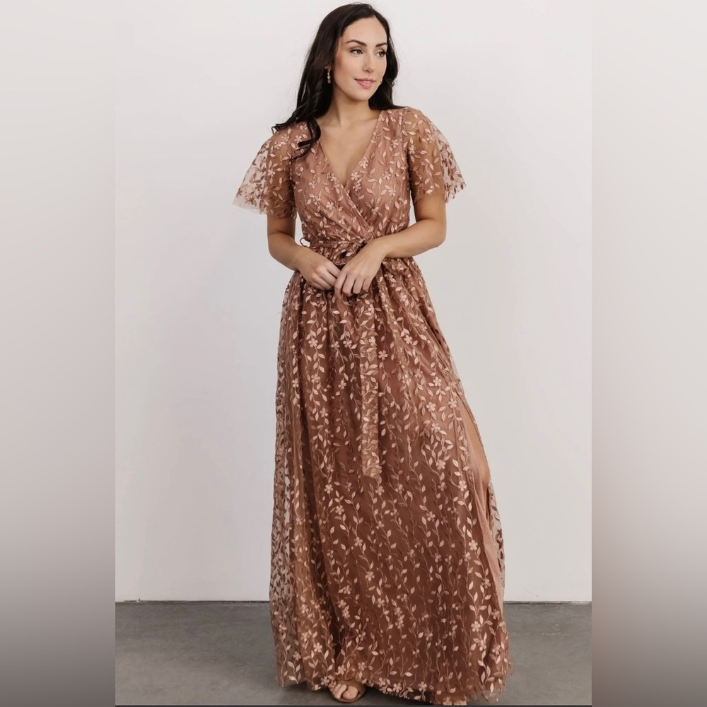 Large Baltic born maxi dress color nude